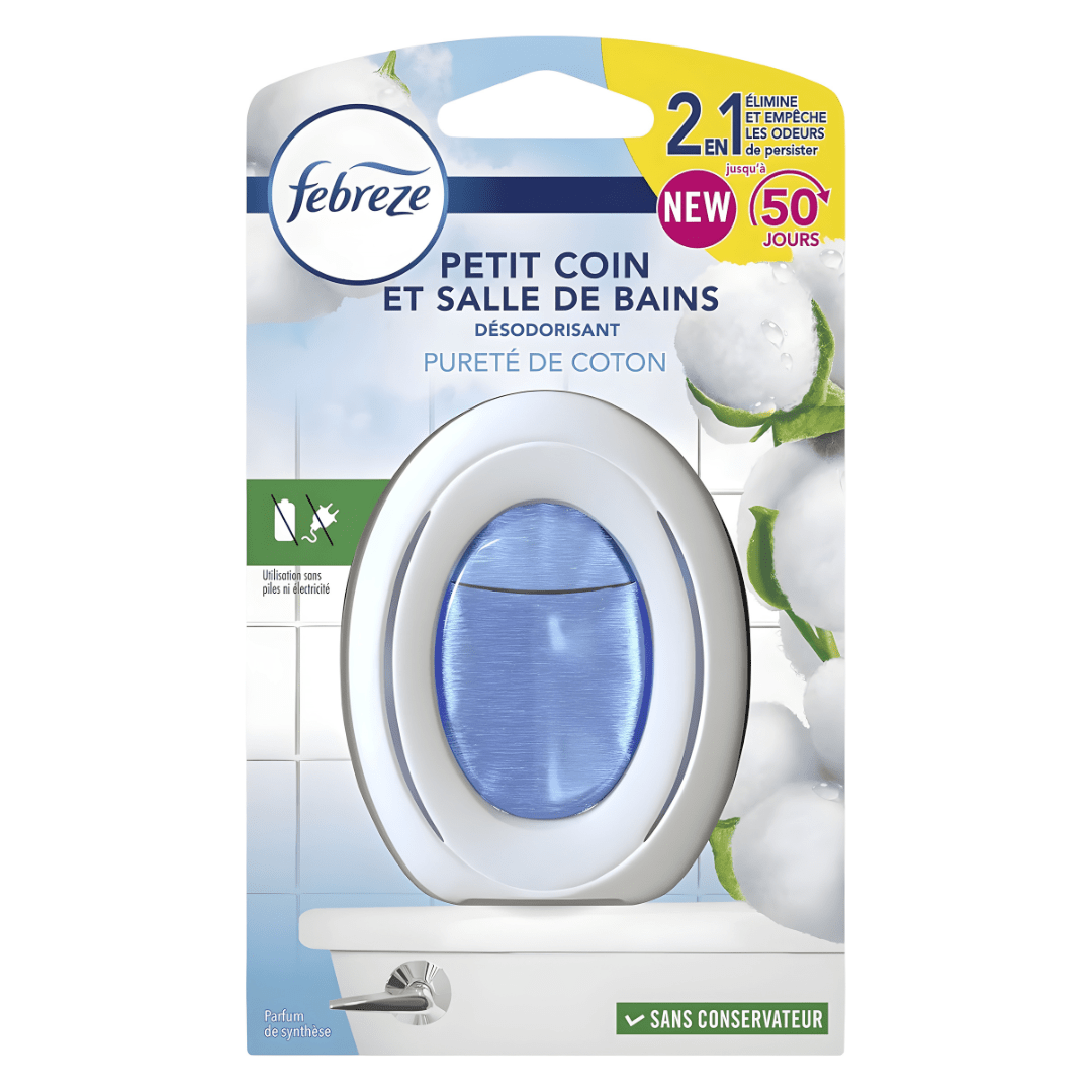 Febreze Cotton Bathroom Air Freshener – Long Lasting | Made in UK