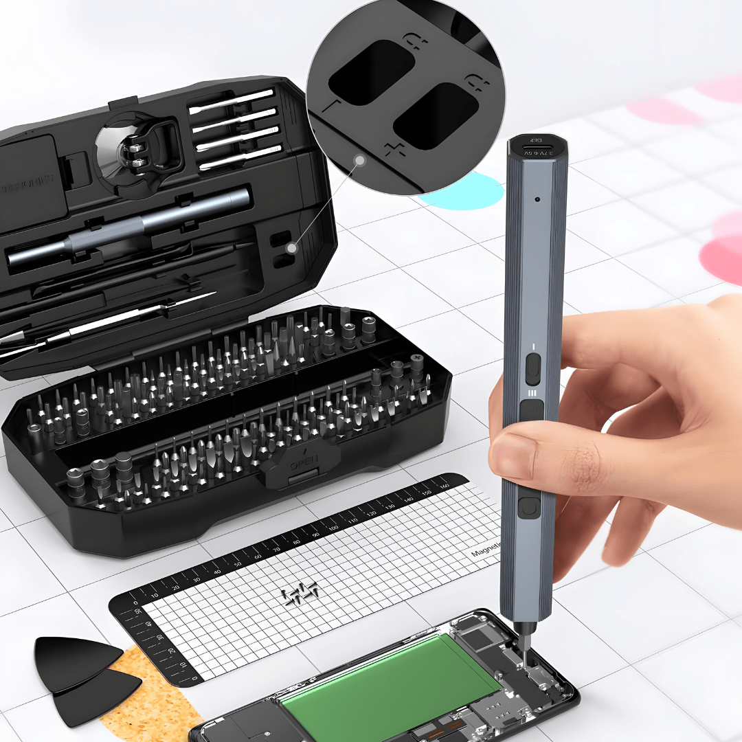 153-in-1 Cordless Magnetic Precision Screwdriver Set