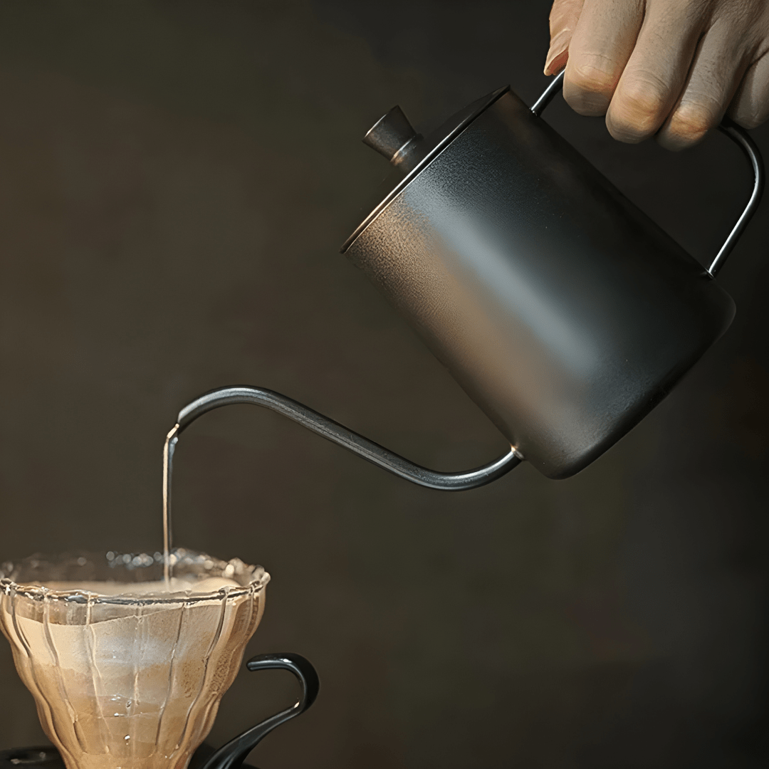 600ml Stainless Steel Pour-Over Kettle for Coffee & Tea