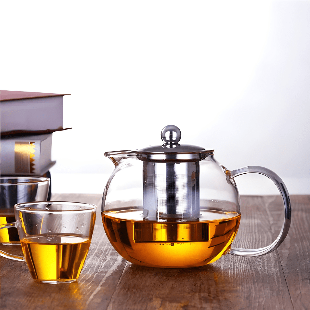 500ml Borosilicate Glass Teapot with Stainless Steel Infuser