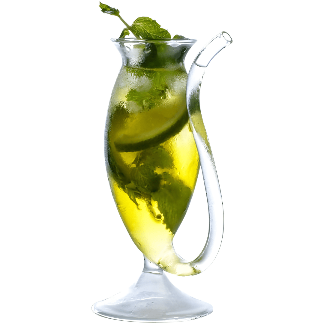 190ml Clear Glass Party Goblet – Premium Borosilicate Cocktail Glass