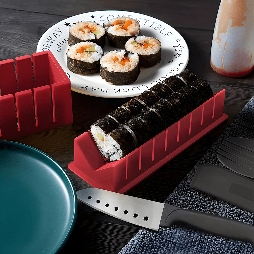 Super Sushi Maker Set – 10-Piece DIY Sushi Kit (3-in-1 Miracle Mold)