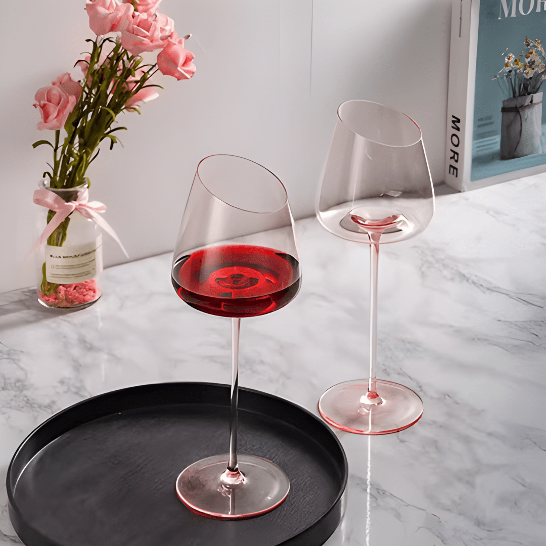 Flamingo Embossed Wine Glasses – Set of 2 (480ml)