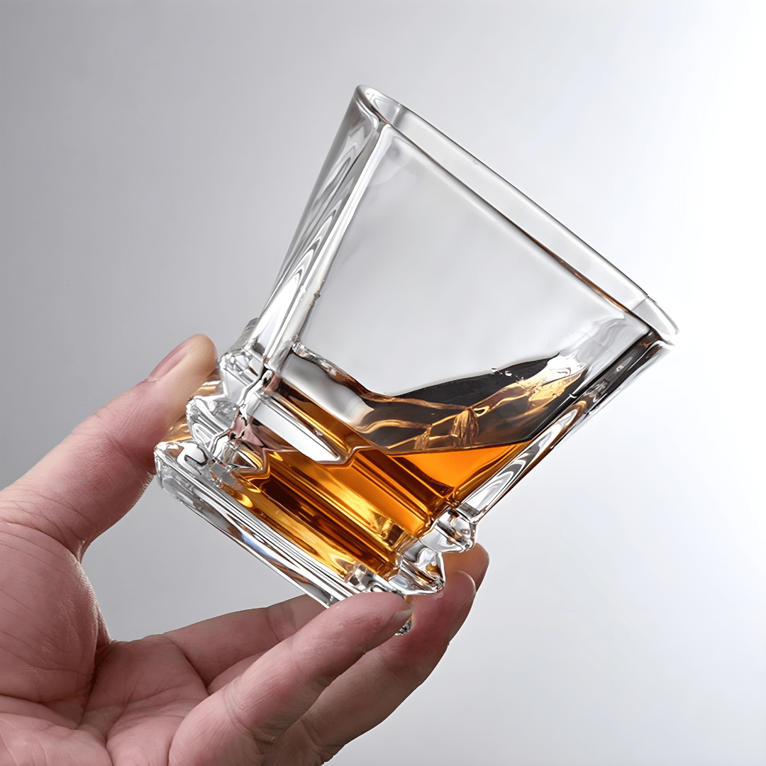 Old Fashioned Premium Whiskey Glass 310ml – Lead-Free Crystal Vintage Design