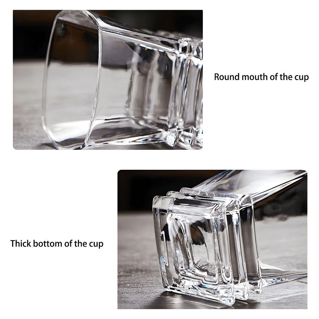 Old Fashioned Premium Whiskey Glass 310ml – Lead-Free Crystal Vintage Design