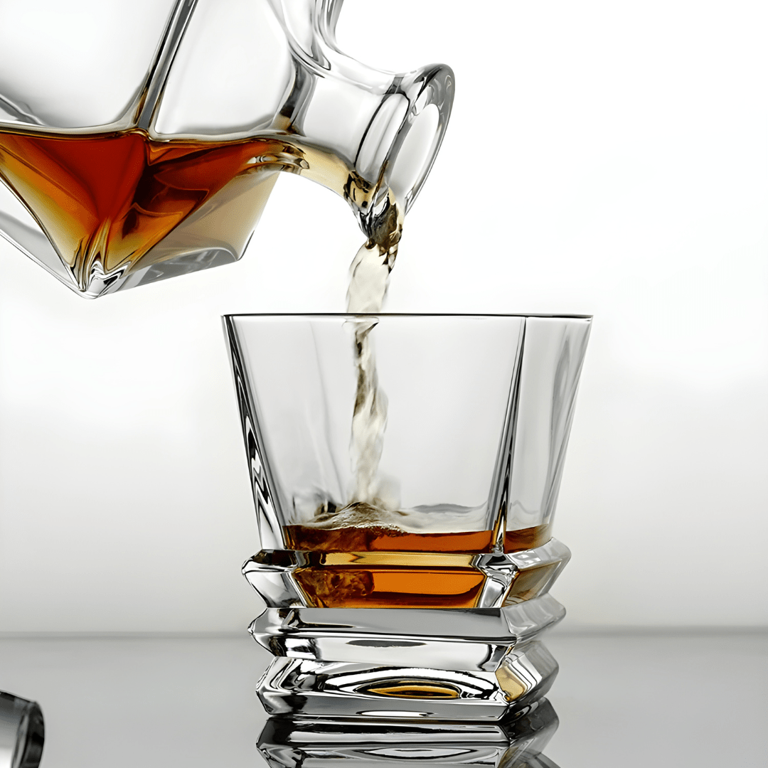 Old Fashioned Premium Whiskey Glass 310ml – Lead-Free Crystal Vintage Design
