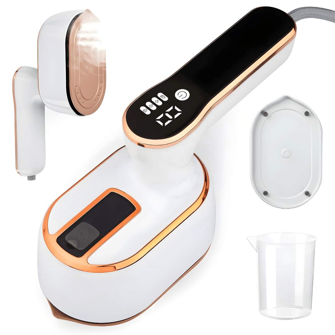 Foldable Mini Steam Iron 1000W – Portable Travel Steamer & Iron 2-in-1