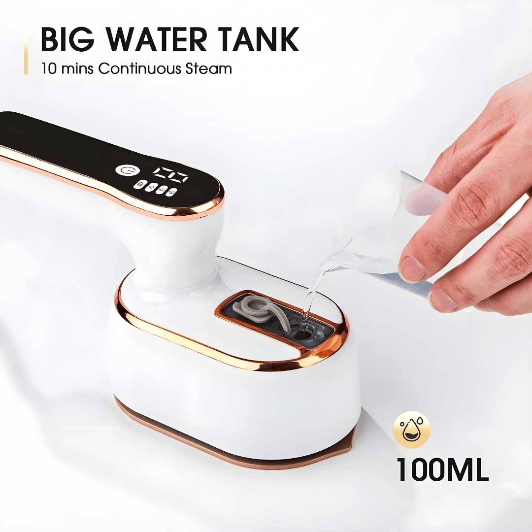 Foldable Mini Steam Iron 1000W – Portable Travel Steamer & Iron 2-in-1