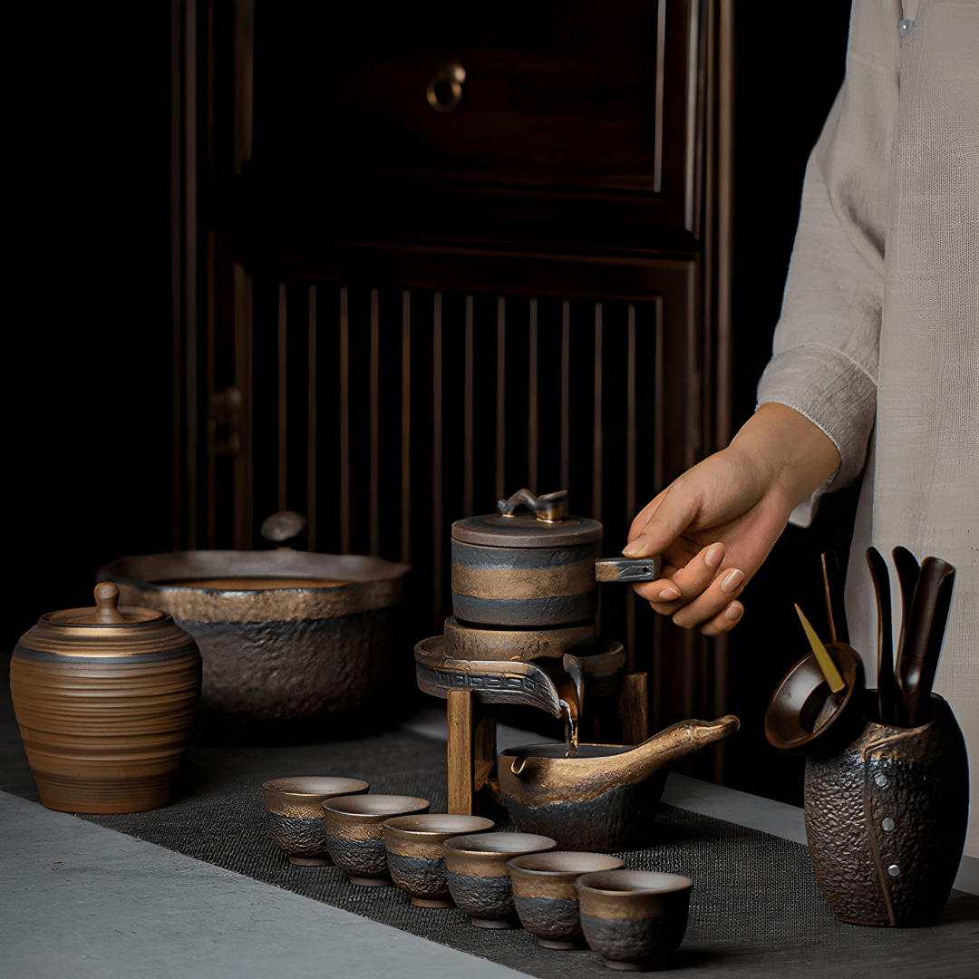 Harmony Stoneware Teapot Set