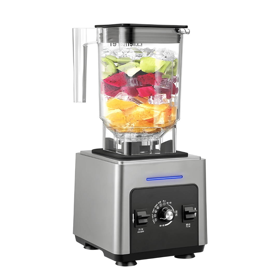 2000W Commercial Blender – 1.8L, Ice Crusher, 6-Blade Stainless Steel