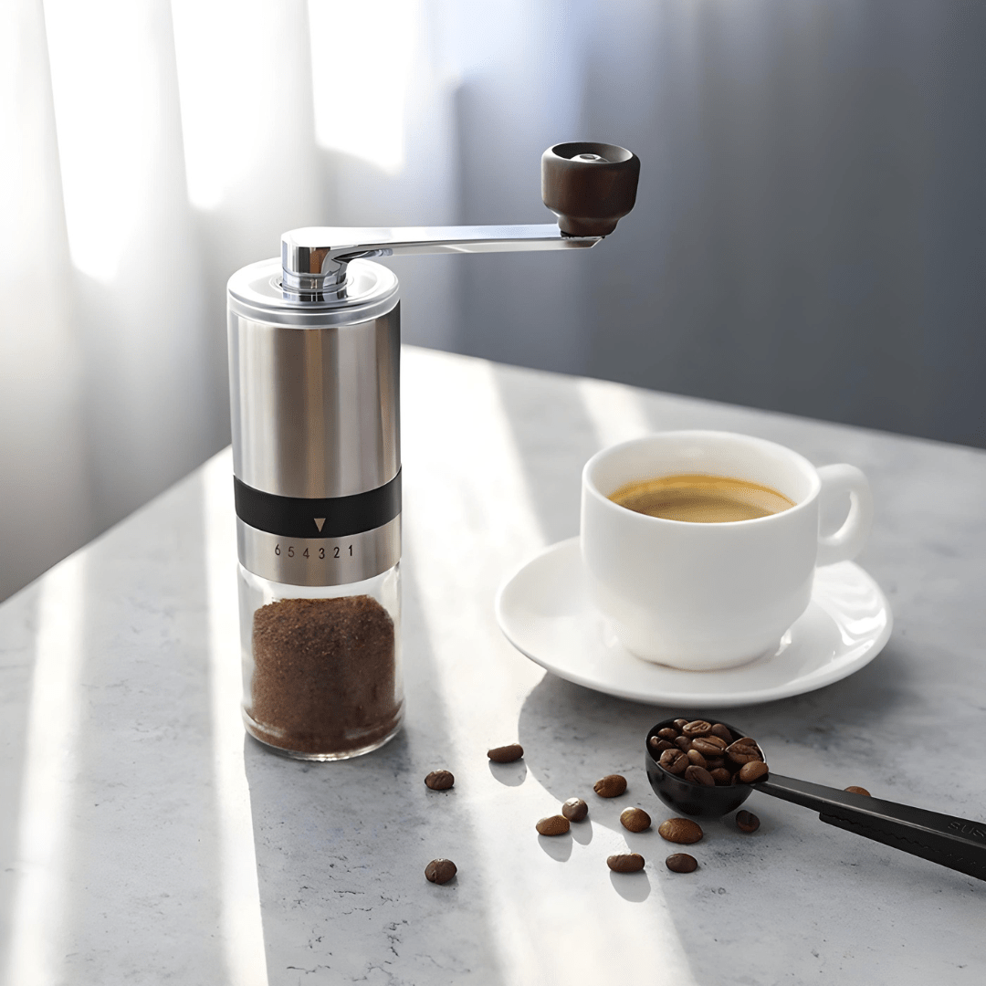 Manual Coffee Grinder with Adjustable Coarseness