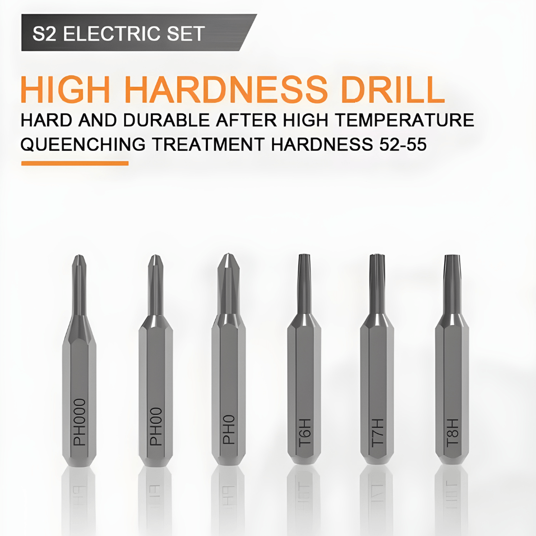 66-in-1 Cordless Electric Screwdriver Set with Magnetic Case