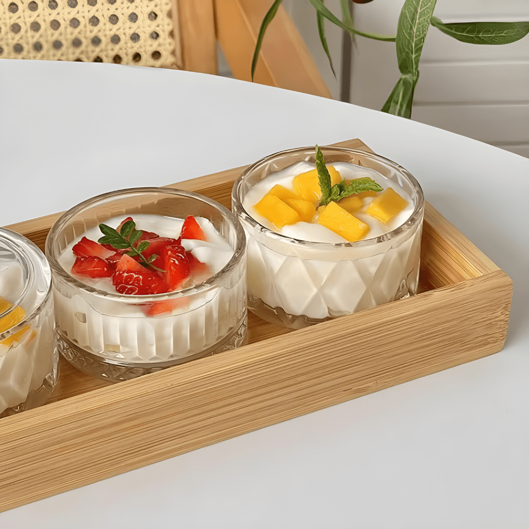 75ml Mini Glass Storage Jar with Lid – Ideal for Sweets, Snacks & Desserts