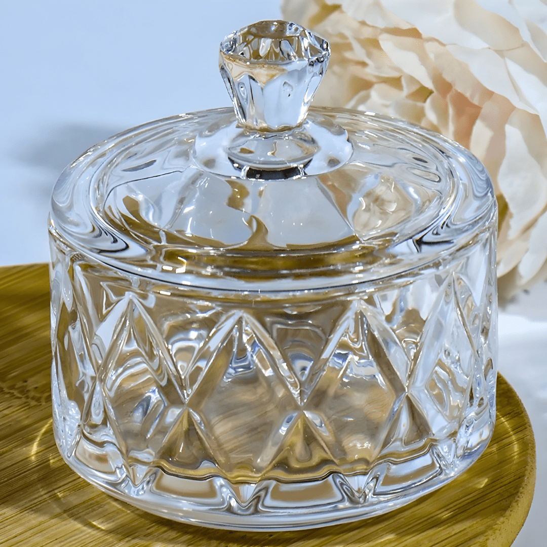 75ml Mini Glass Storage Jar with Lid – Ideal for Sweets, Snacks & Desserts