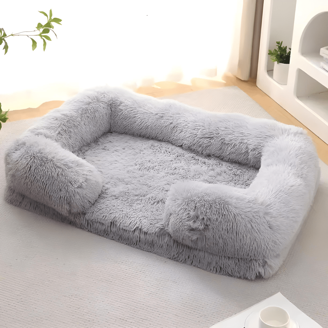 Orthopaedic Dog Bed for Large Breeds – 120×80×20 cm, Gray