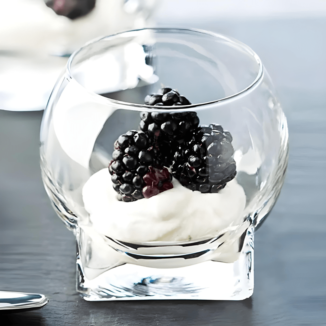 230ml Mini Dessert Cups – Premium Clear Glass for Desserts & Appetizers