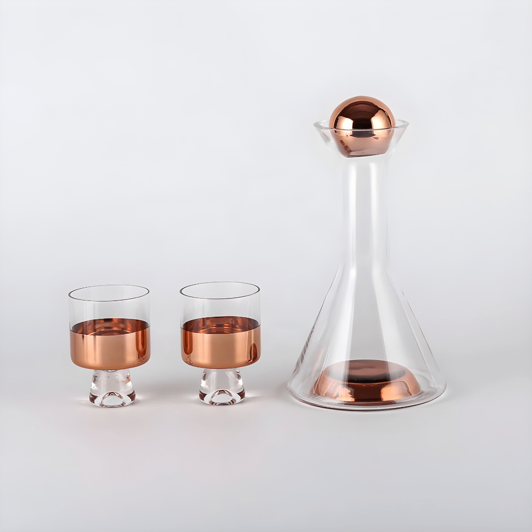 Modern Minimalist Carafe & Glass Set – 1.5L