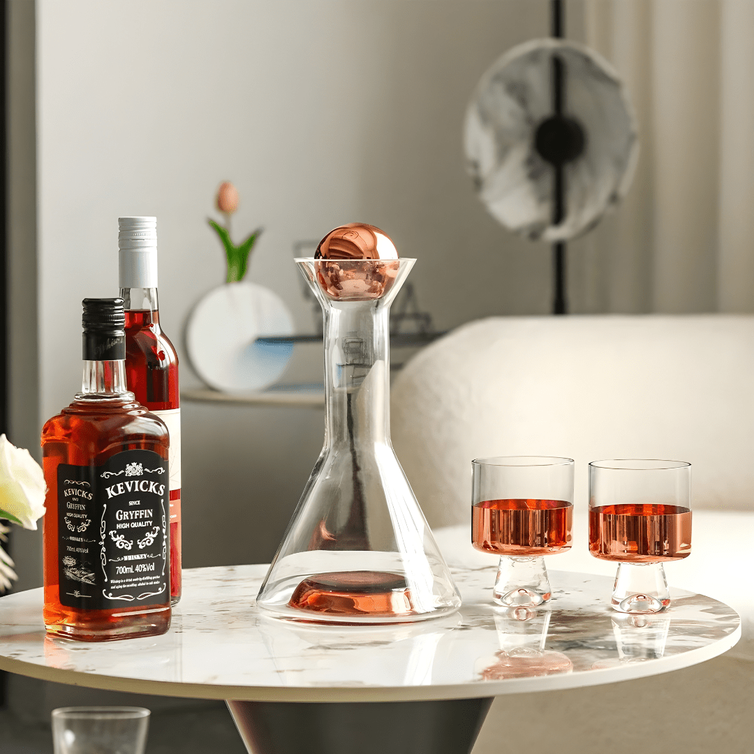 Modern Minimalist Carafe & Glass Set – 1.5L