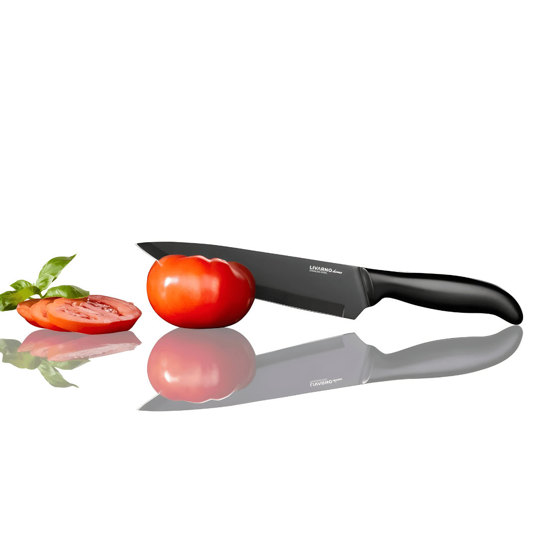 LIVARNO Home Chef’s Knife – 19 cm Blade, Black
