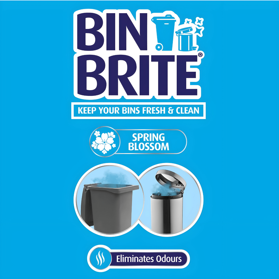 Bin Brite Spring Blossom Bin Odour Eliminator Spray – 400ml | UK Made