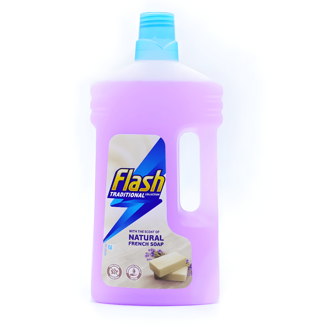 Flash Floor Cleaner – French Soap & Lavender Scent (UK Made, 1L)