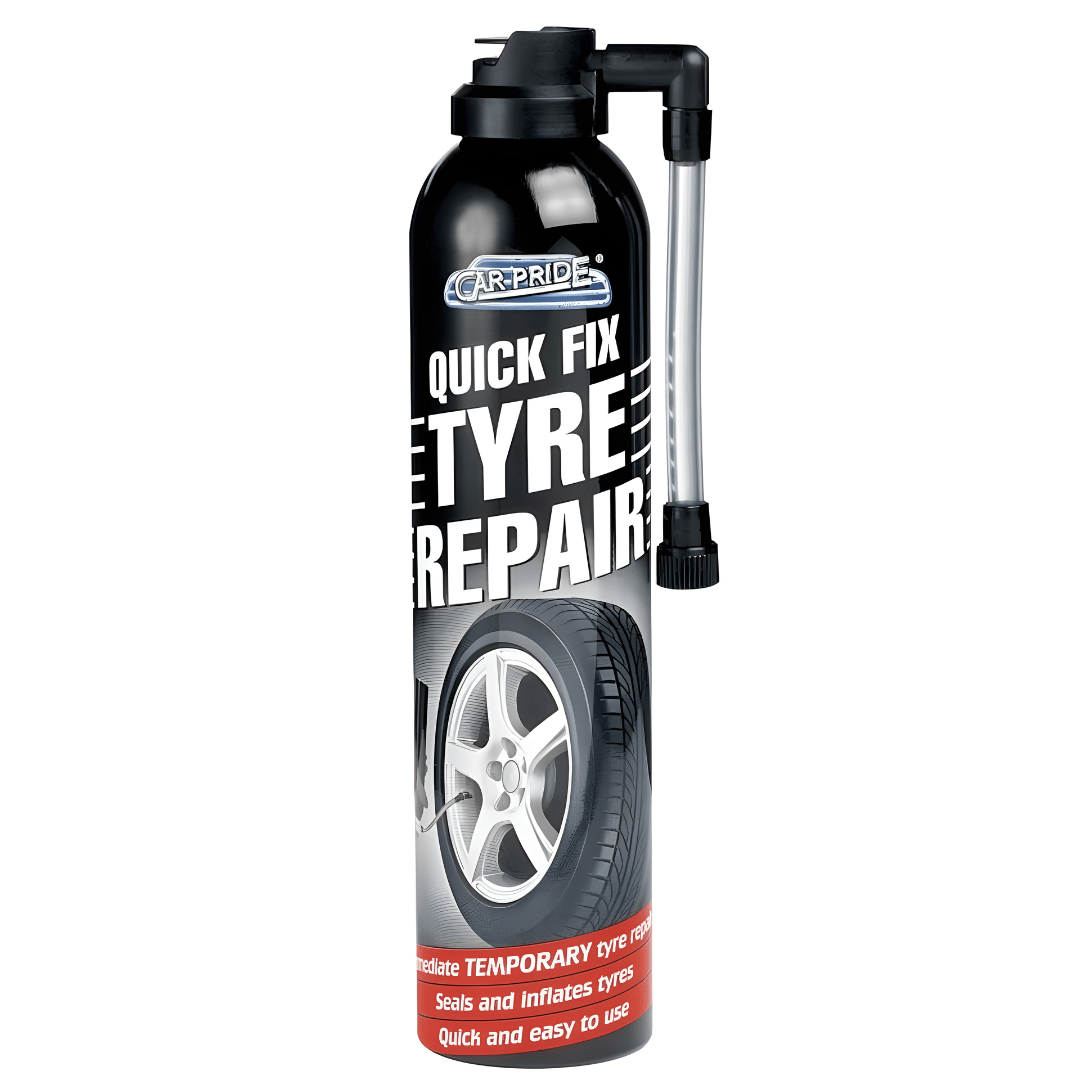 Car Pride Quick Fix Tyre Repair 300ml – Instant Emergency Sealer & Inflator