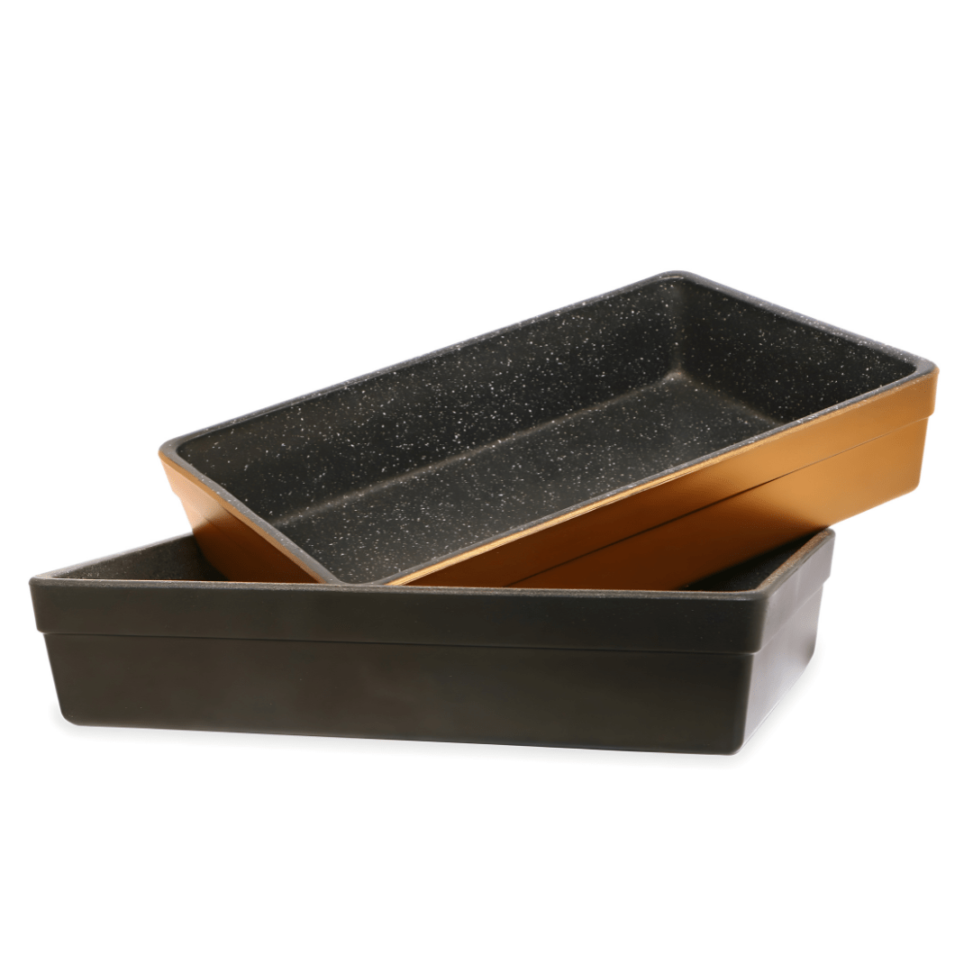 NUREV Borlon Granite Non-Stick Baking Dish – 29×20×6 cm