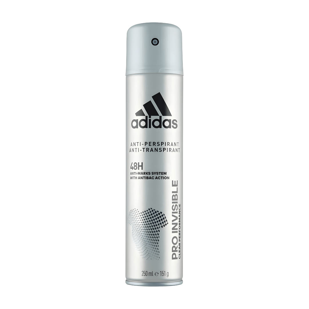 Adidas Pro Invisible Antiperspirant Spray for Men – 250ml
