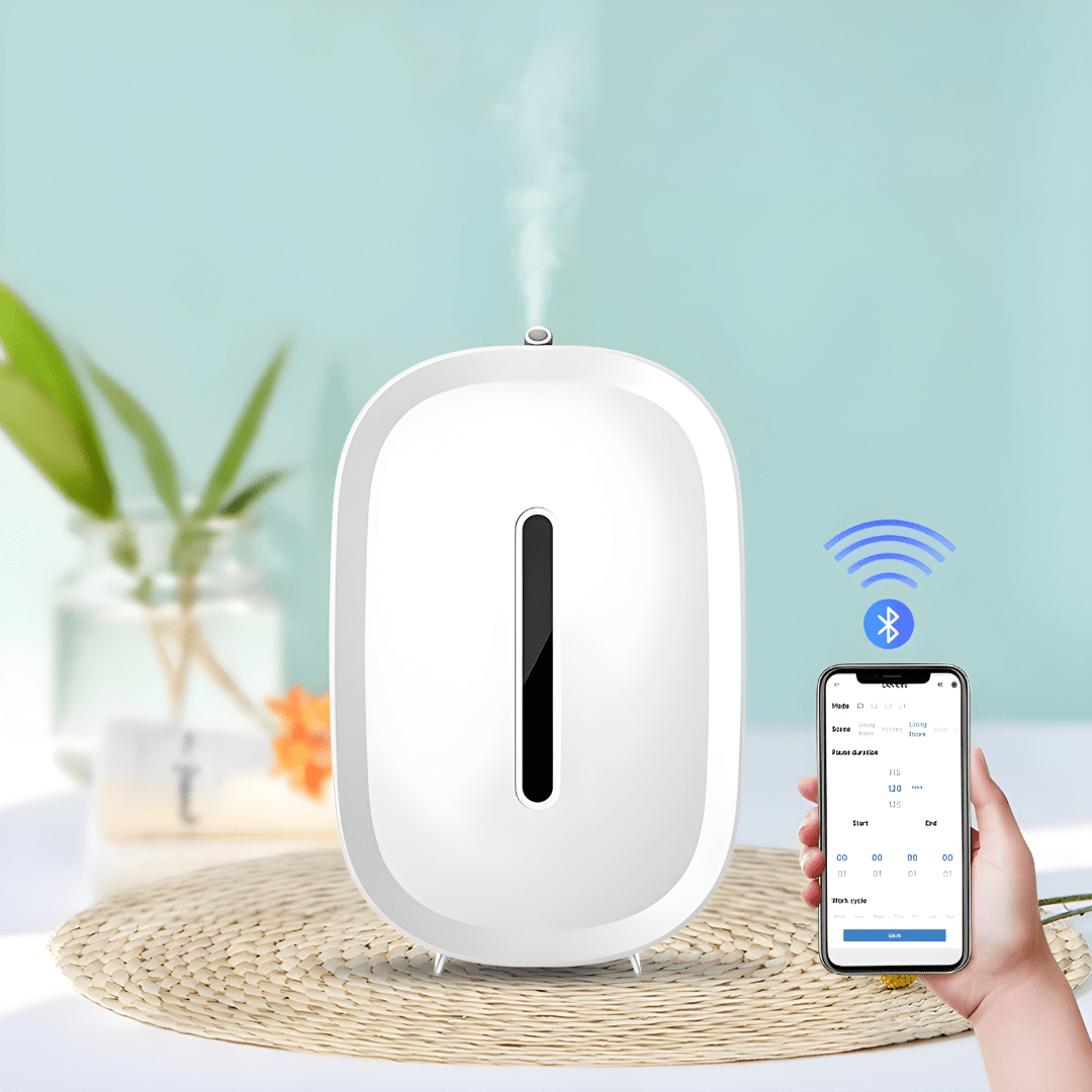 Premium Waterless Essential Aroma Oil Diffuser – J08 (Bluetooth)