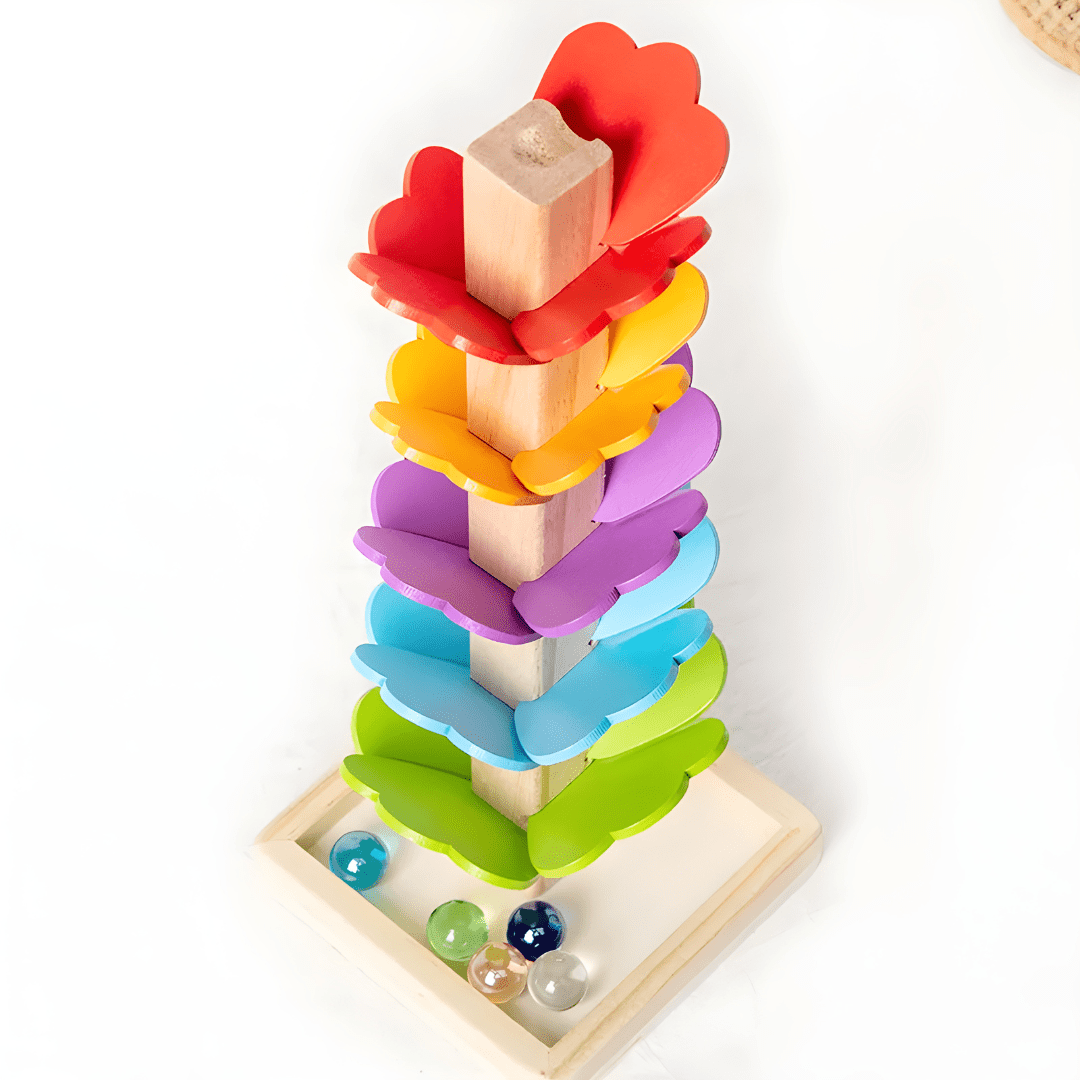 Montessori Wooden Marble Tree Toy (3+ Years)