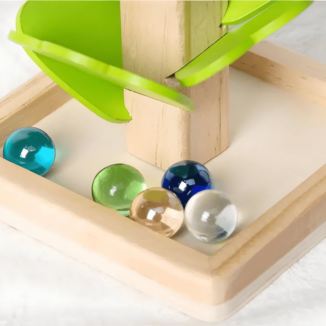 Montessori Wooden Marble Tree Toy (3+ Years)