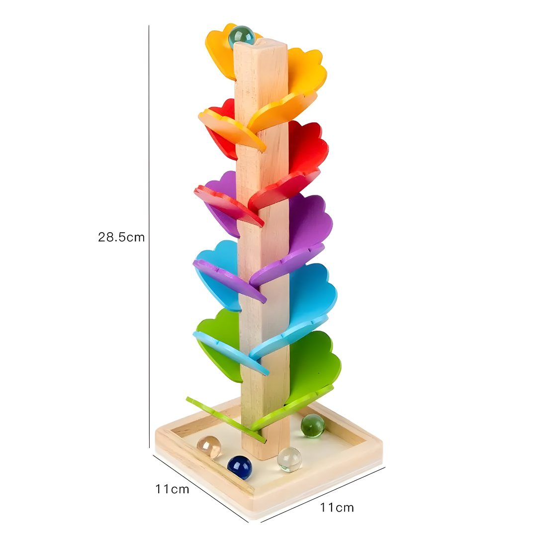 Montessori Wooden Marble Tree Toy (3+ Years)