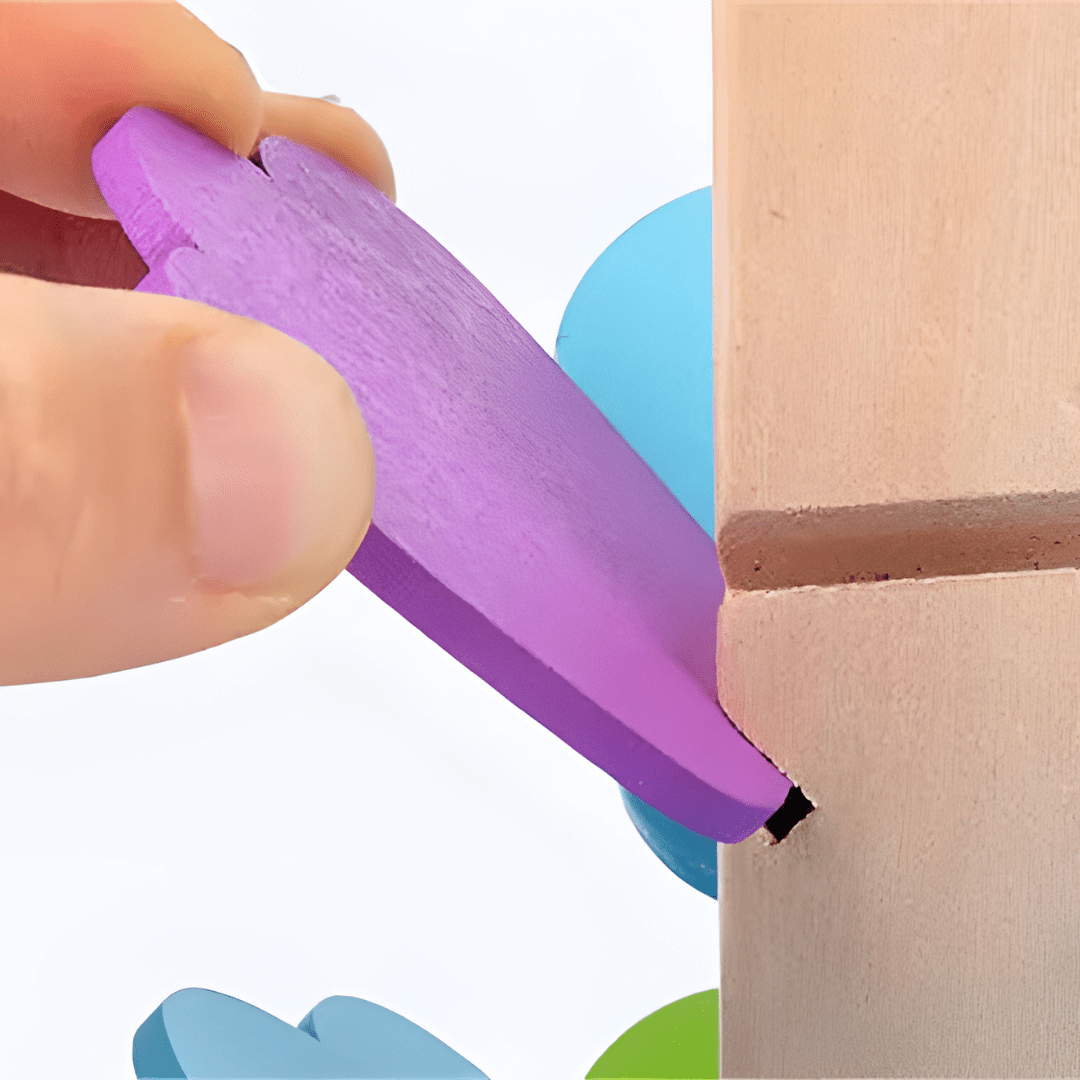 Montessori Wooden Marble Tree Toy (3+ Years)