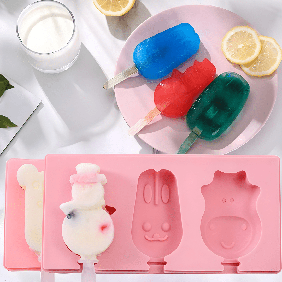 BPA-Free & Food-Grade Certified Silicone Popsicle Mold