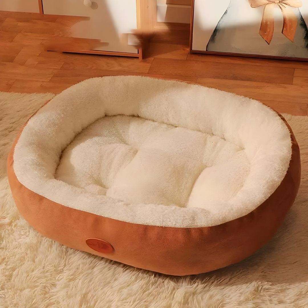 Premium Plush All-Season Pet Bed – Soft, Warm & Non-Slip (100×78×24 cm)