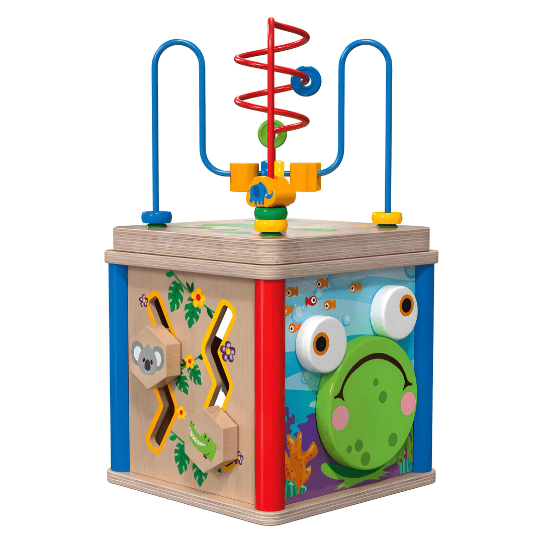 Playtive 5-In-1 Wooden Activity Cube