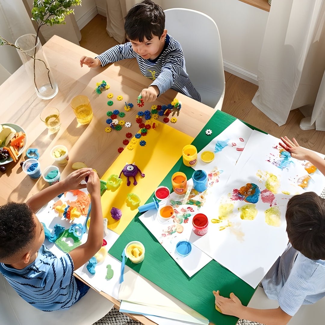 Playtive® 300-Piece Waffle Construction Blocks – Educational Toy for Kids (3+ Years)
