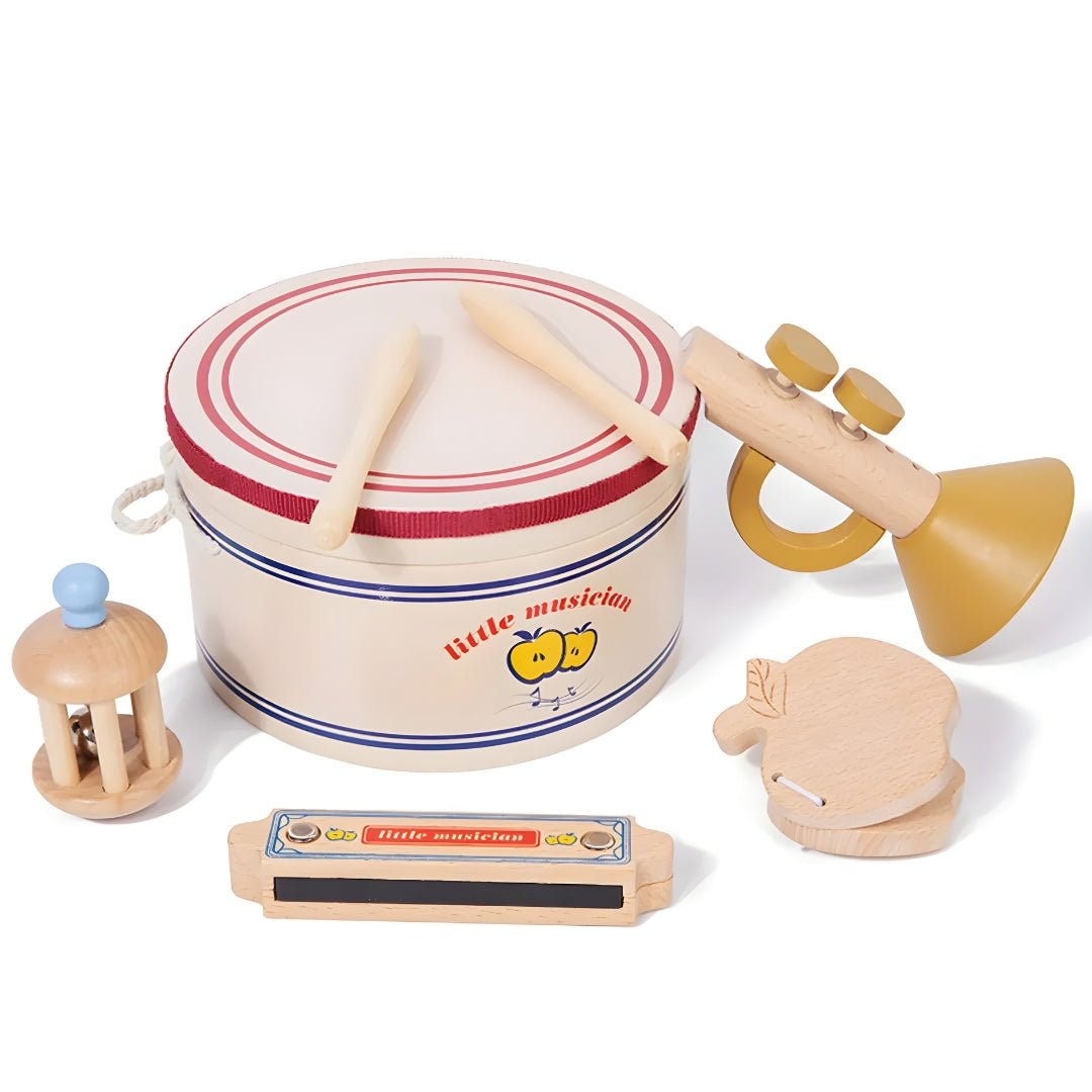 Little Musician Wooden Instrument Set for Toddlers (36+ Months)