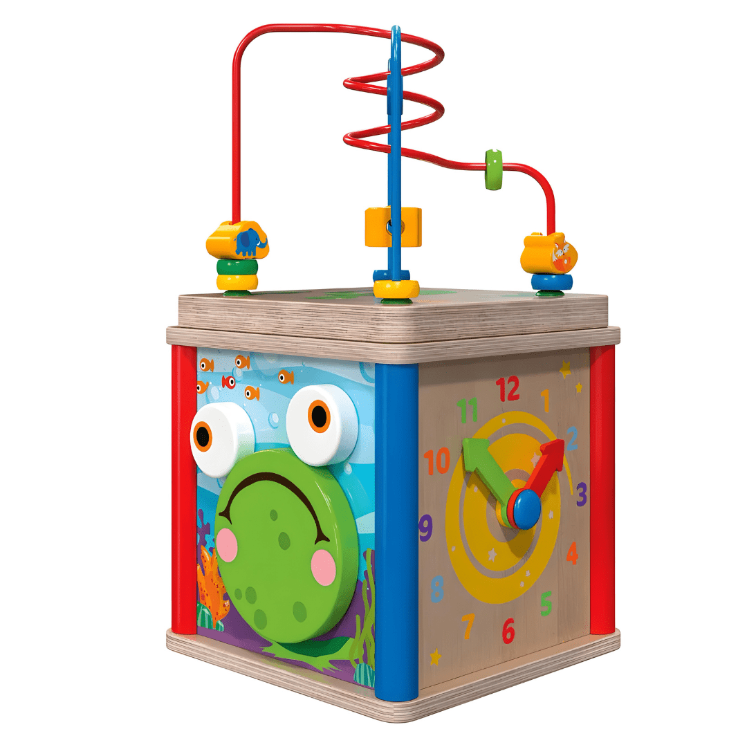 Playtive 5-In-1 Wooden Activity Cube