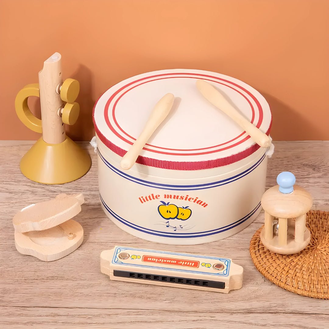 Little Musician Wooden Instrument Set for Toddlers (36+ Months)