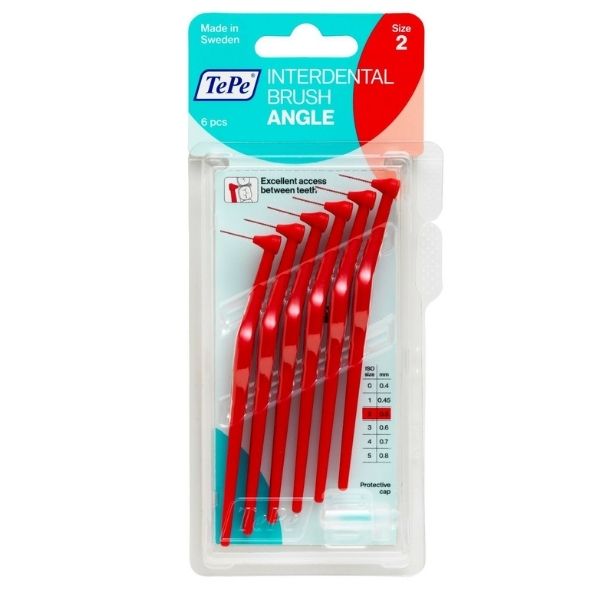 Tepe - Interdental Angle Brush Size 2 Red - Medaid International