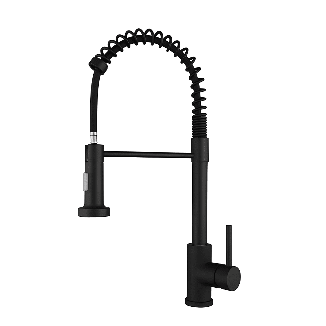 High-Quality Pull-Out Kitchen Sink Faucet – 360° Rotating Dual-Mode Design