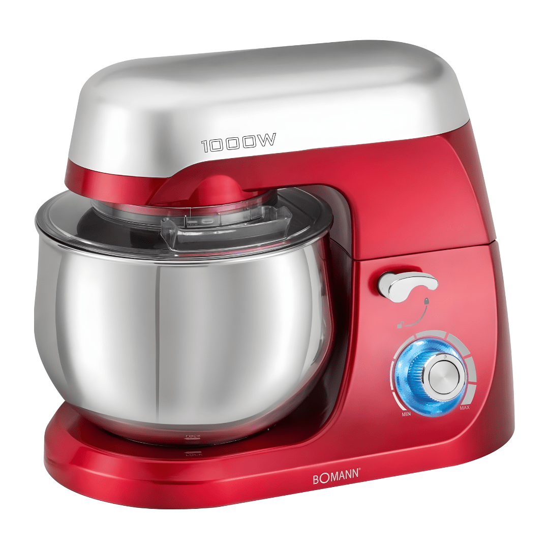 Bomann KM 6009 CB Food Processor – 1000 W Power with 5 L Stainless Steel Bowl