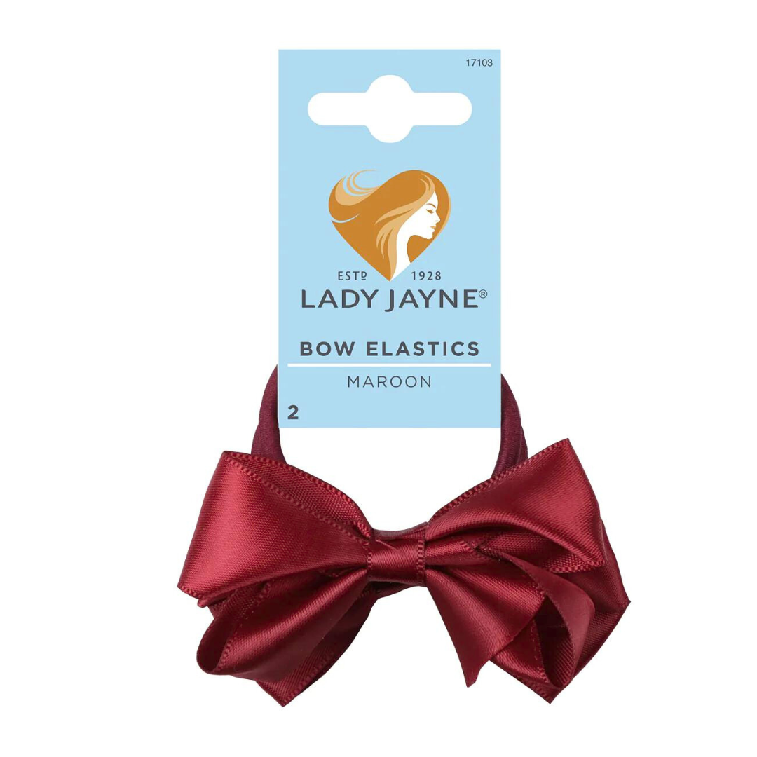 Lady Jayne 17103 Bow Elastics Maroon *2 - Medaid International