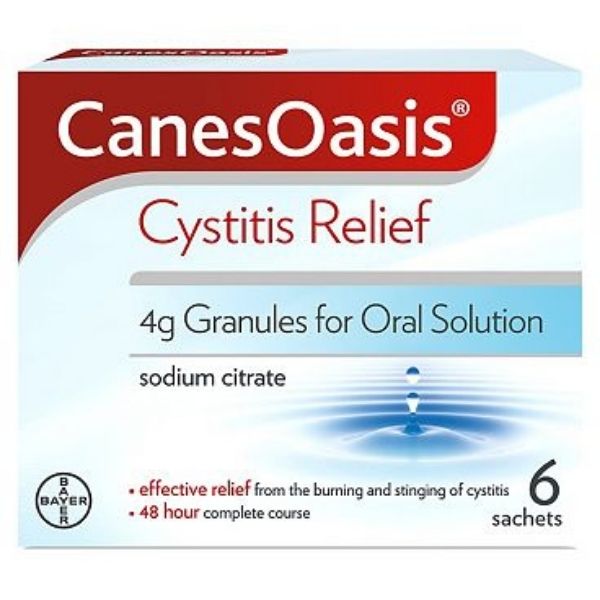 Canesoasis - Cystitis Relief Cranberry Flavour Oral Solution 4g - Medaid International