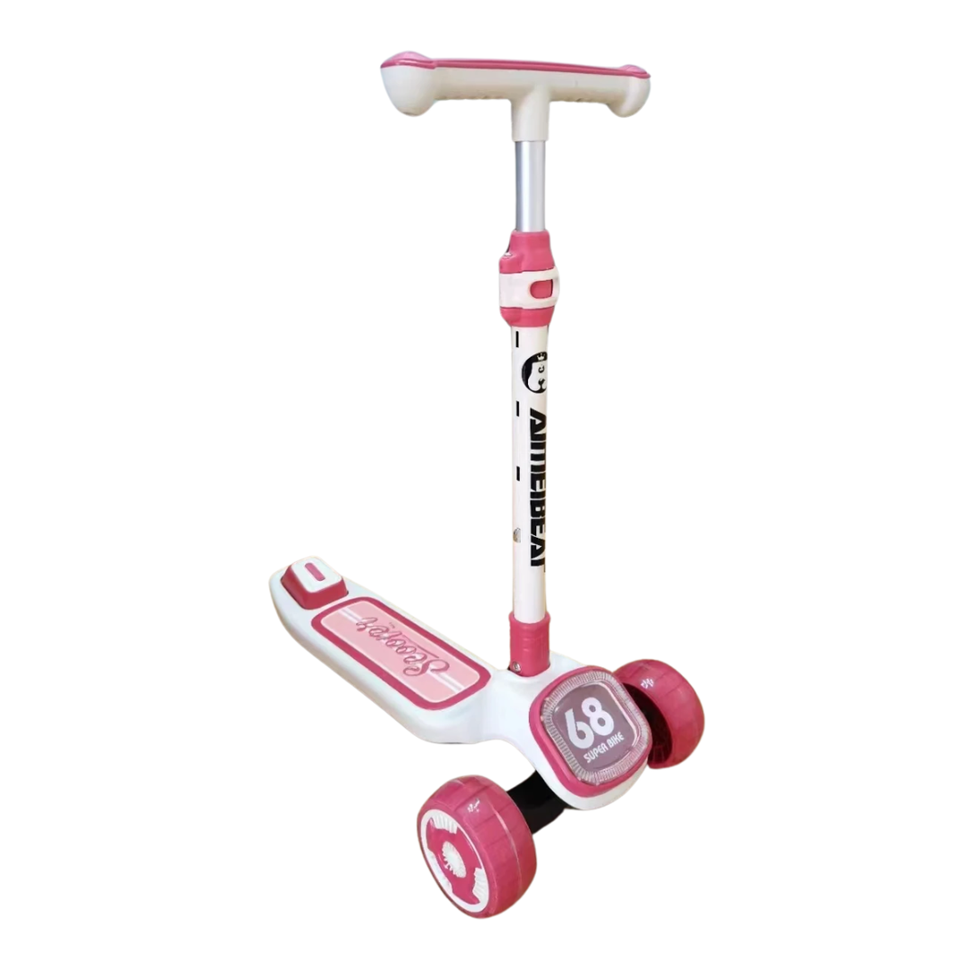 (Net) Adjustable Height Flashing LED 3 Wheel Scooter Lebanon