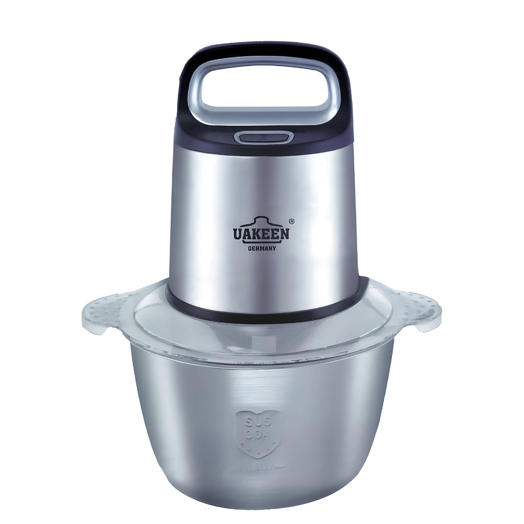 Uakeen 1200W Electric Meat Grinder – 3L Stainless Steel Bowl, German Made