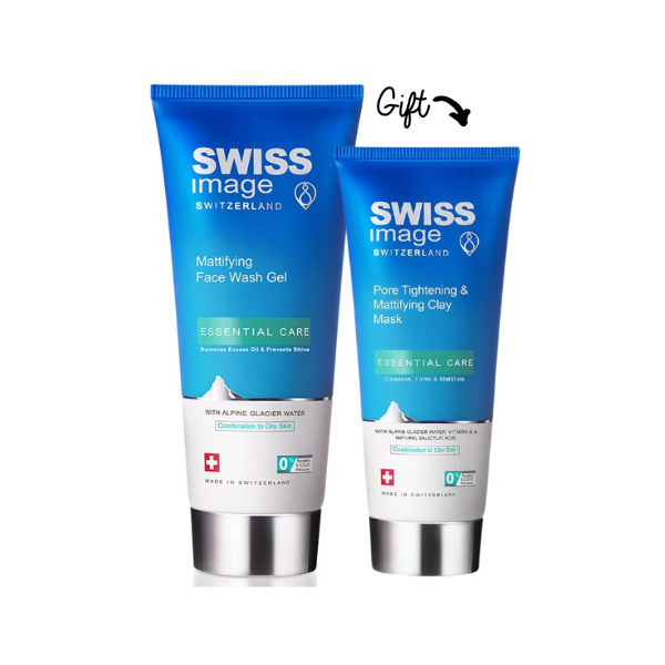 Mattifying Face wash Gel + Pore Tightening Mattifying Clay Mask (Gift) - Medaid