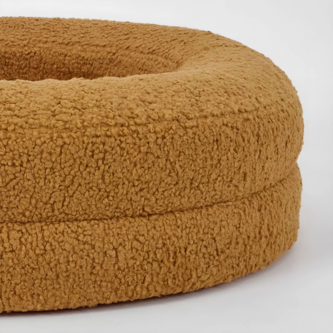 Orthopaedic Memory Foam Dog Bed – Premium Teddy Fabric (96 cm)