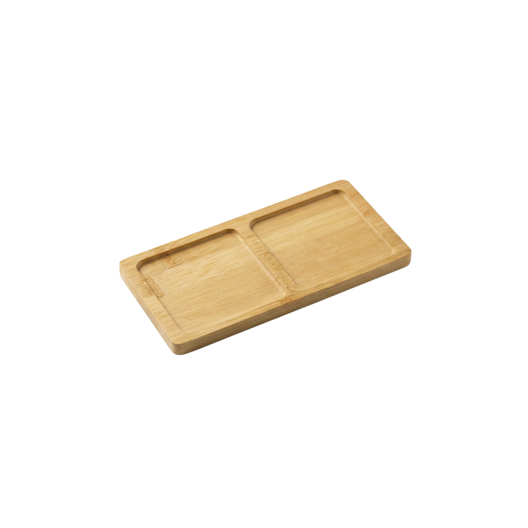 Bamboo Duo Tray – Square Holes